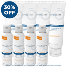 Load image into Gallery viewer, Kenkoderm Psoriasis Shampoo + Conditioner Bundle (4 Packs)