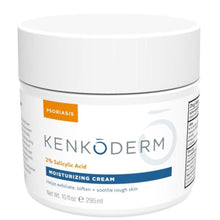 Load image into Gallery viewer, Kenkoderm Psoriasis Moisturizing Cream with 2% Salicylic Acid - 10 oz Jar (4 Jars)