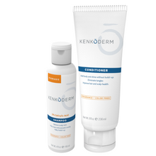Load image into Gallery viewer, Kenkoderm Conditioner for Sensitive Hair and Skin - 8 oz Bottle (4 Tubes)