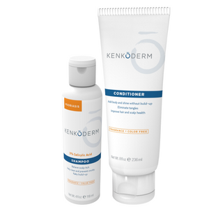 Kenkoderm Conditioner for Sensitive Hair and Skin - 8 oz Bottle (4 Tubes)