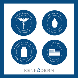 Kenkoderm Conditioner for Sensitive Hair and Skin - 8 oz Bottle (4 Tubes)
