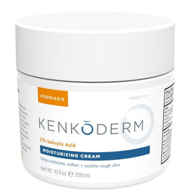 Kenkoderm Psoriasis Moisturizing Cream with 2% Salicylic Acid - 10 oz Jar