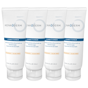 Kenkoderm Conditioner for Sensitive Hair and Skin - 8 oz Tube | Dermatologist Developed | Fragrance + Color Free