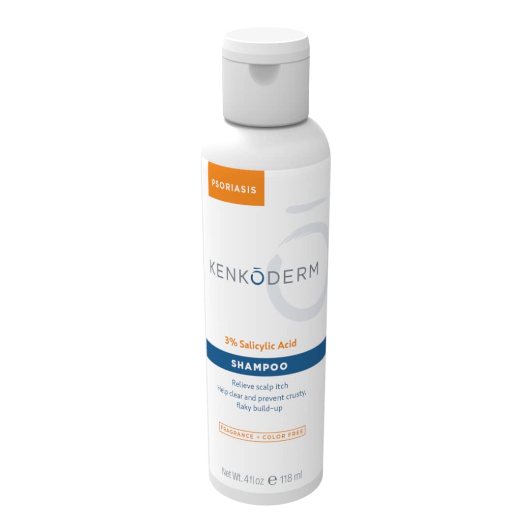 Kenkoderm Psoriasis Therapeutic Shampoo - 4 oz Bottle | Dermatologist ...