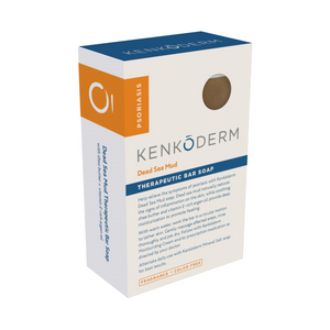 Kenkoderm Psoriasis Dead Sea Mud Soap 4.25 oz (4 Bars)