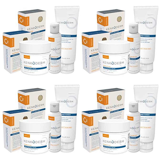 Kenkoderm Psoriasis Total Body + Scalp Bundle (4 Packs)